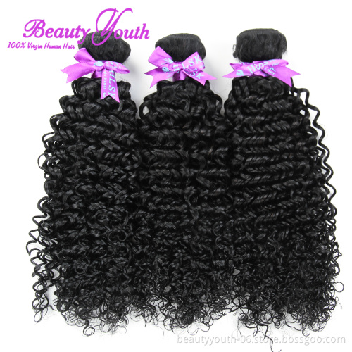 Beauty Youth double drawn grade jerry curl virgin indian hair wish shopping online aliexpress china